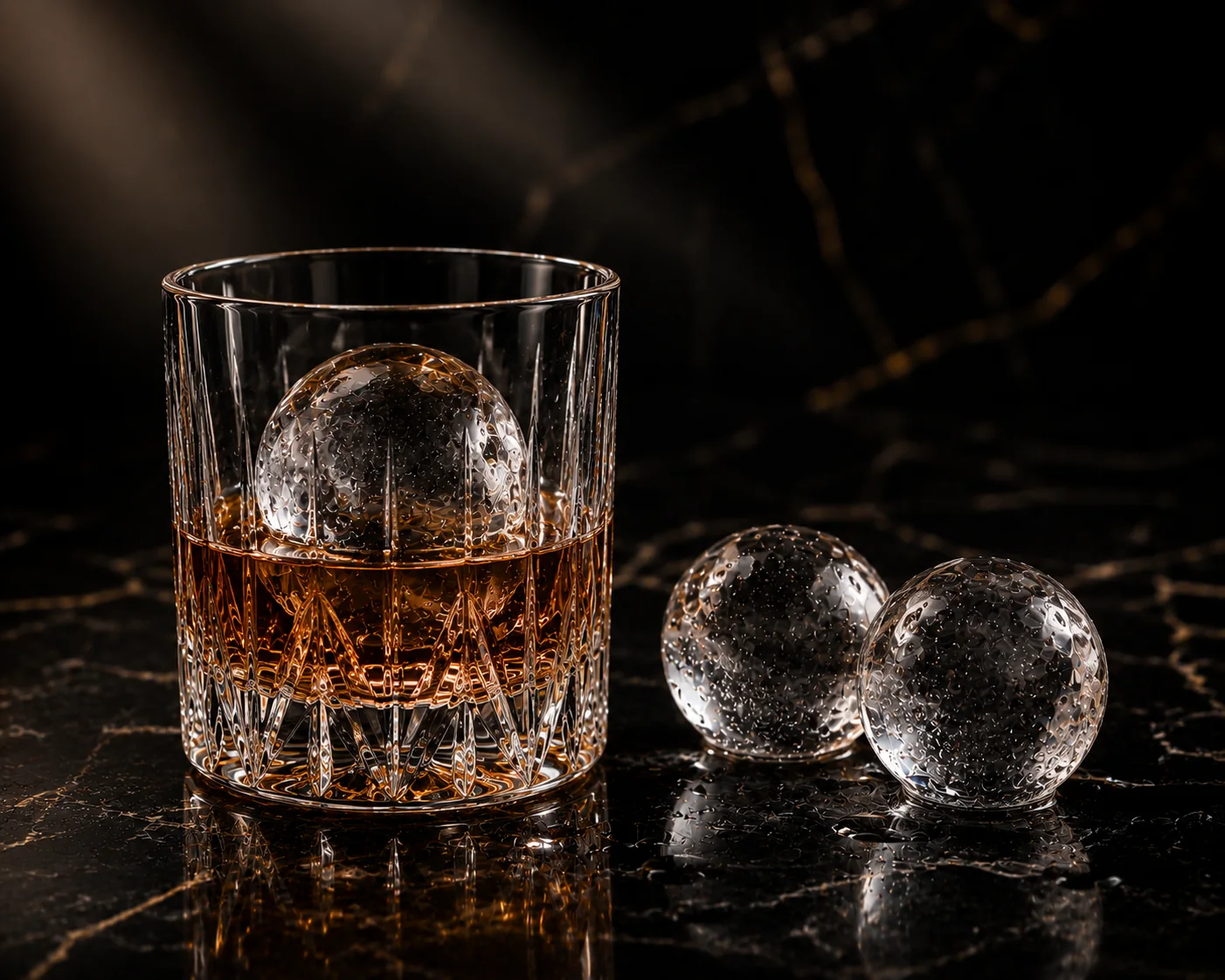 Esfera de hielo premium para whisky y destilados